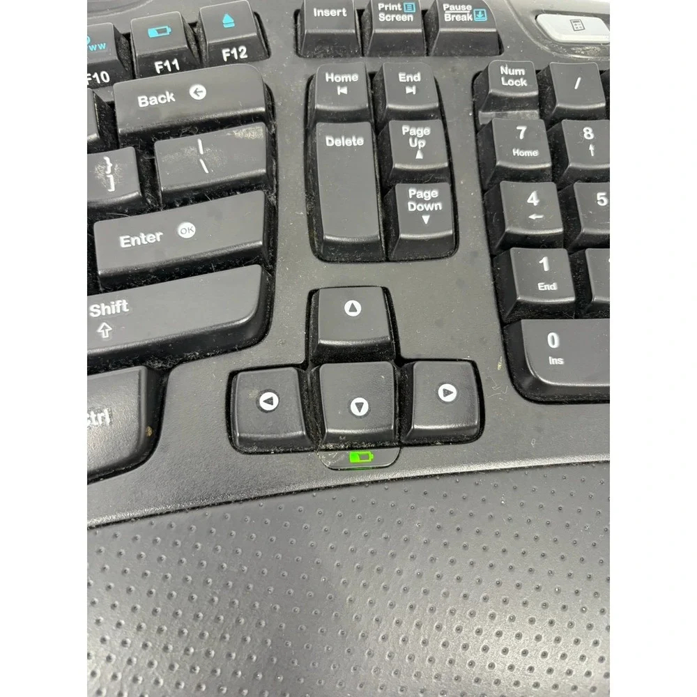 Logitech Wireless Comfort Wave Ergonomic Keyboard  K350 - No Receiver/Dongle